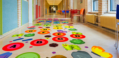 Educational Floor Graphics