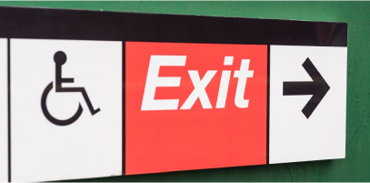ADA Emergency Exit Signs