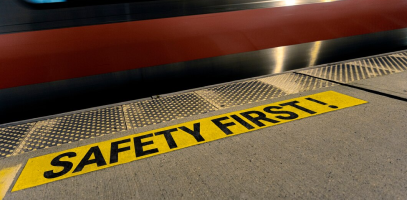 High-Visibility Safety Sign