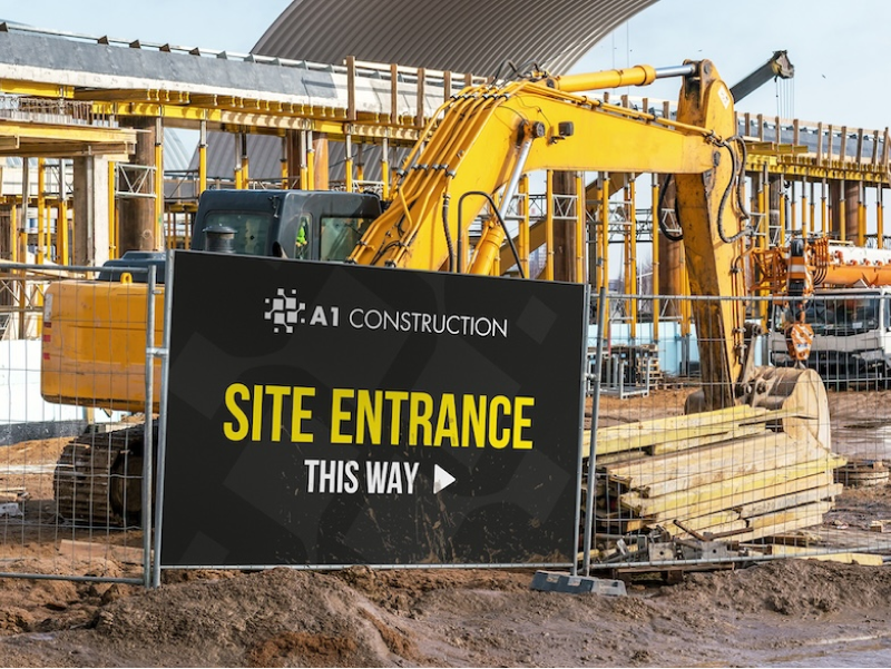 Construction Banner Signs
