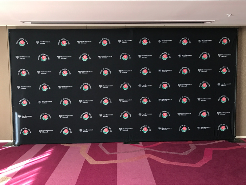 Step and Repeat Logo Backdrop