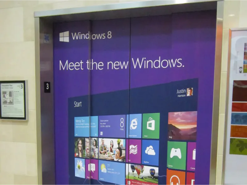 Elevator Graphic Design Printing